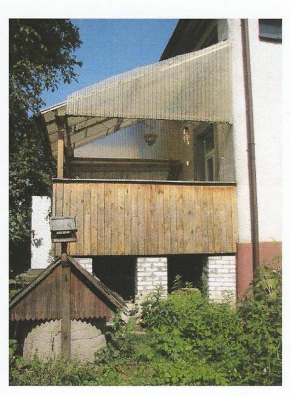Przed przebudową - elewacja ogrodowa