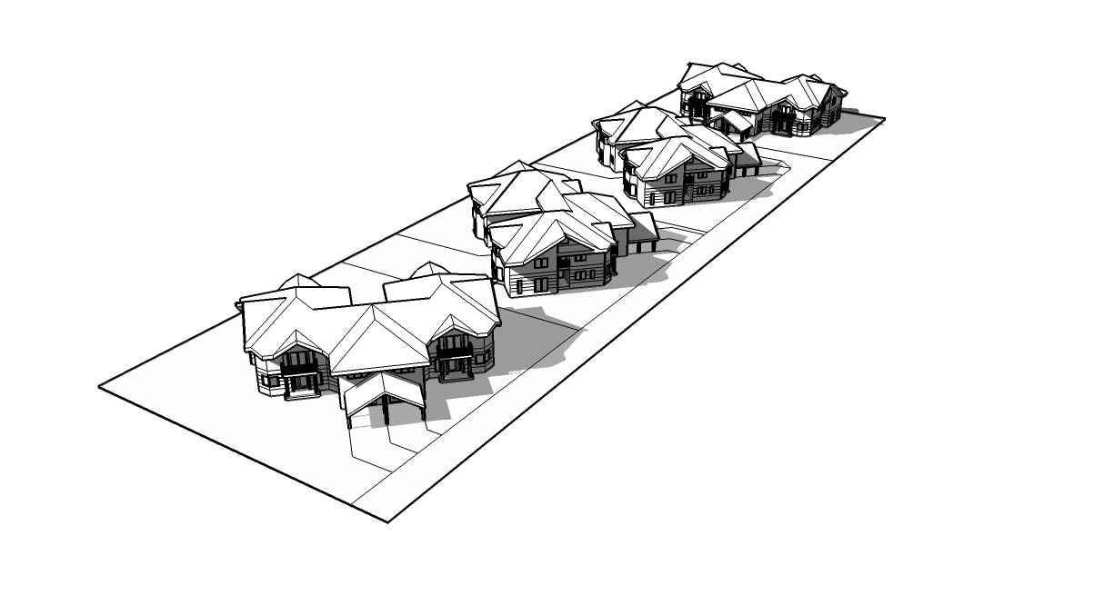 View of the estate - project